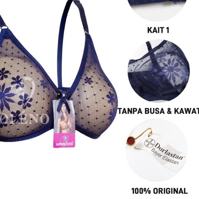 ✮ Bh sister balon bh balon original transparan kait 1 bahan halus asli 100% ➱