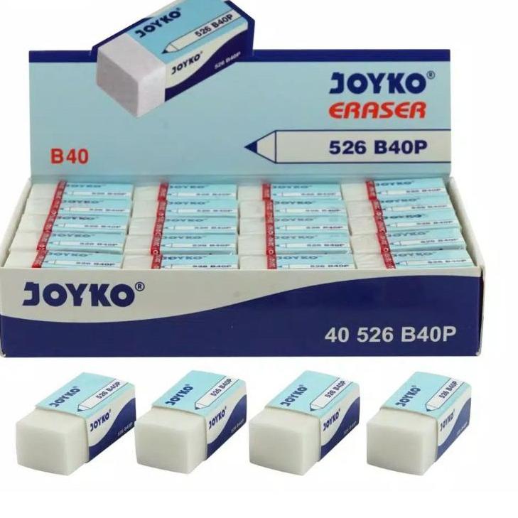 

Super Heboh PENGHAPUS ERASER MURAH JOYKO KECIL PUTIH/HITAM/WARNA 1 PAK