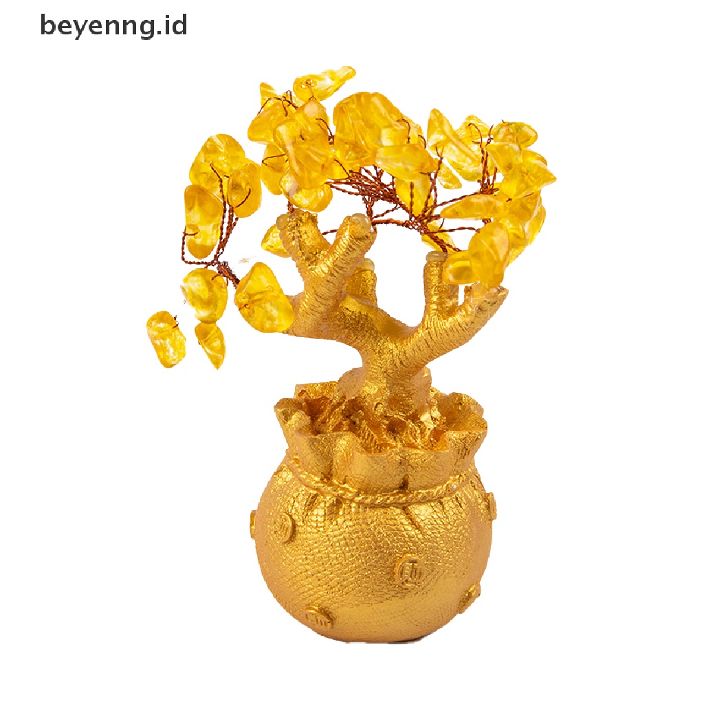 Beyen Pohon Uang Kristal Alami Pohon Keberuntungan Feng Shui Money Tree Home Decor ID