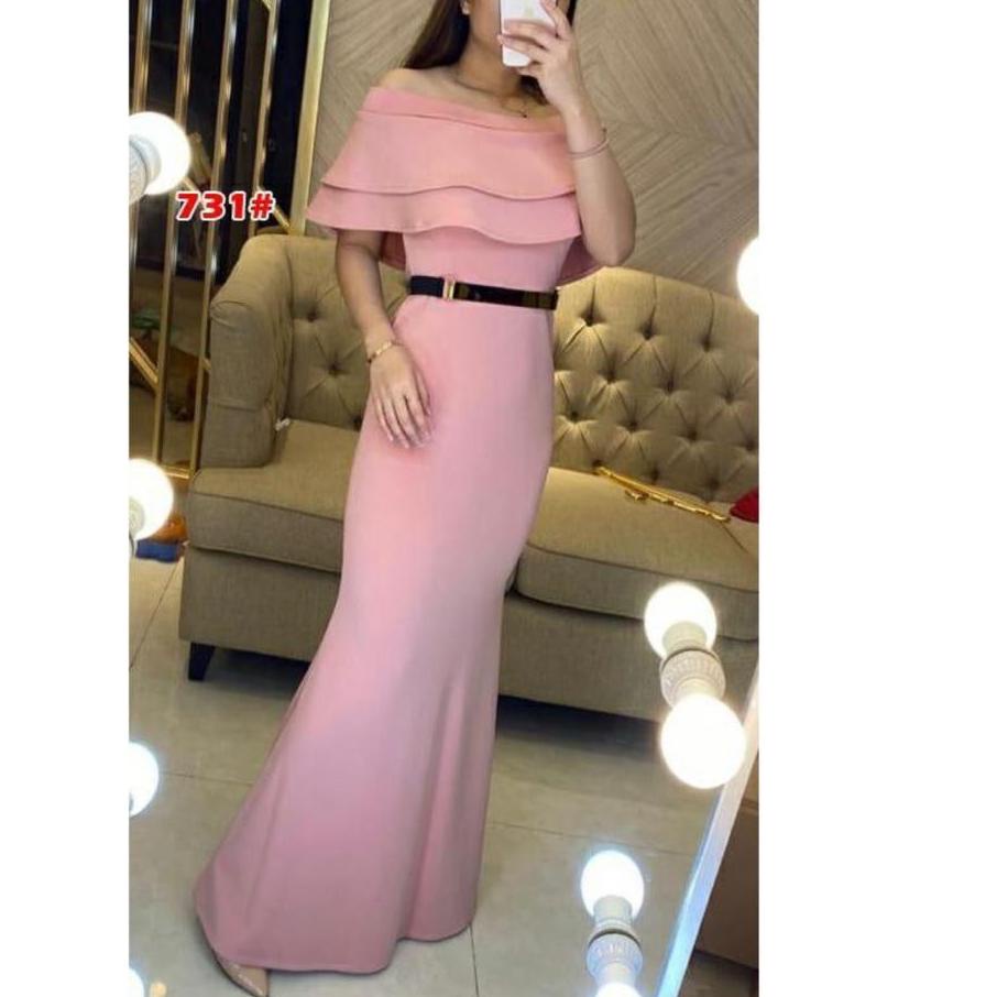 New Stock Jessicacollectionn 731/727L# long dress pesta mewah / baju scuba duyung / longdress fashio