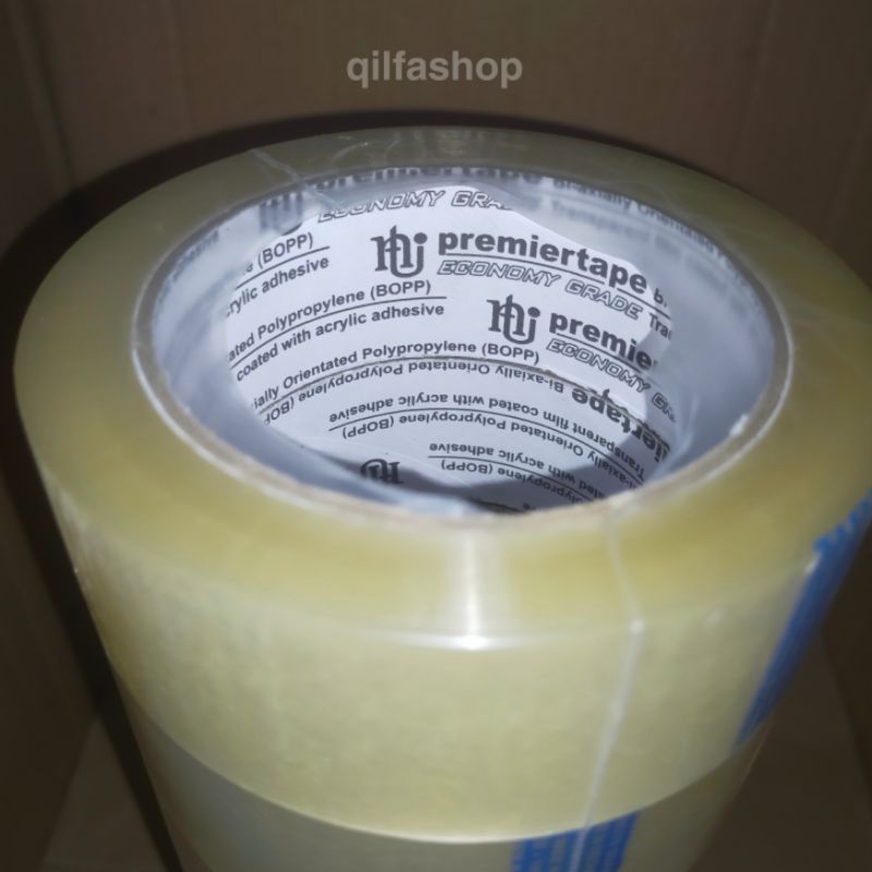 ISOLASI / SELOTIP / LAKBAN PREMIERTAPE ORIGINAL  36MM X 100METER OPP TAPE BY NACHI TAPE