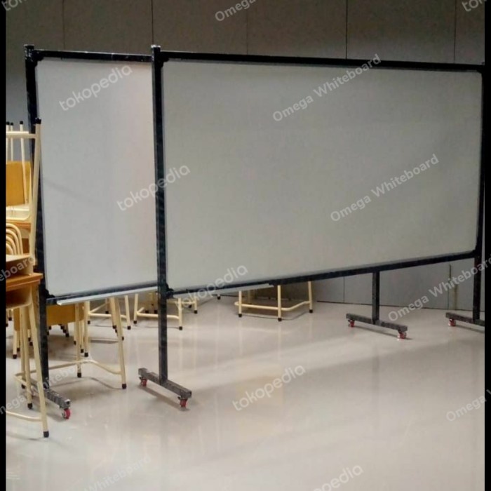 

BISA COD WHITEBOARD STANDING RODA 120 X 240 CM