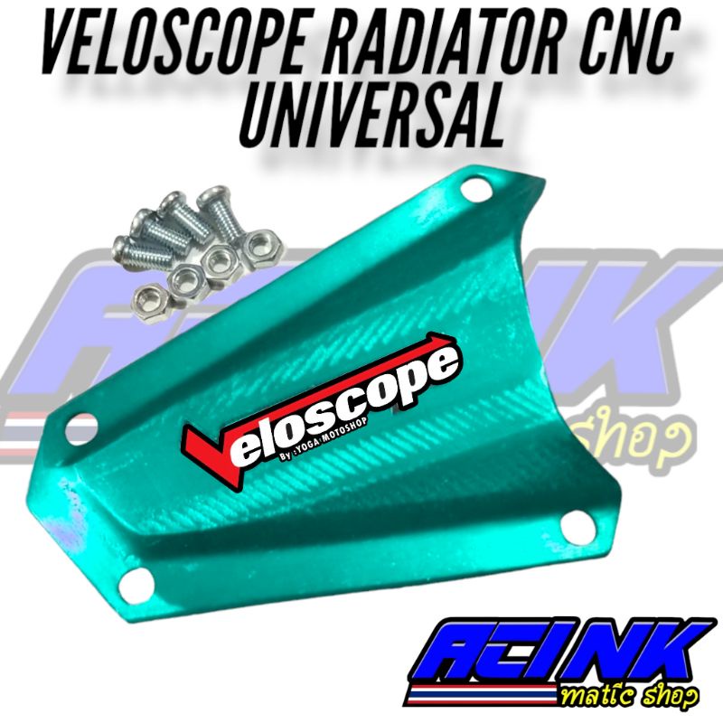 Scop airscop veloscope kecil cover radiator vario pcx adv nmax aerox lexi almunium bonus baut