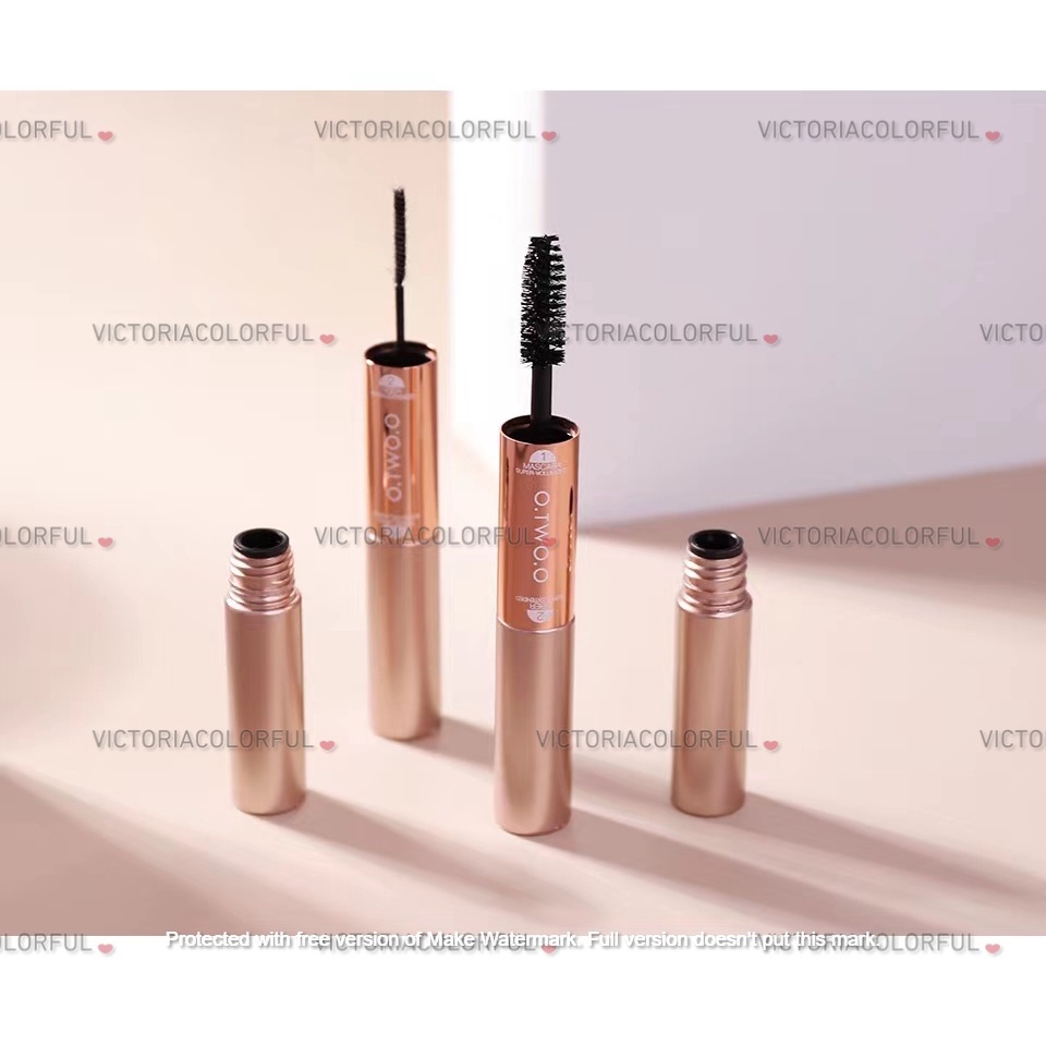 New O.TWO.O Miracle Mascara 2 in 1 Silk Fiber Waterproof And Fast Dry