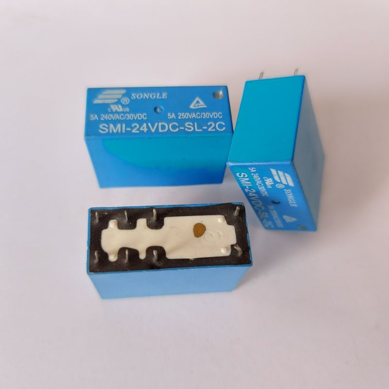 Relay Songle 12V / 24V SMI SL-2C 5A