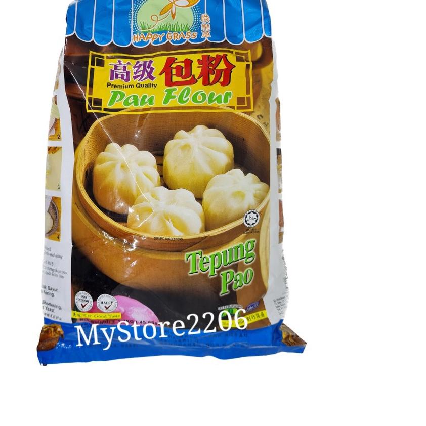 

℮ Pau Floor / Tepung Pao / Tepung Bakpao merek Happy Grass ➳
