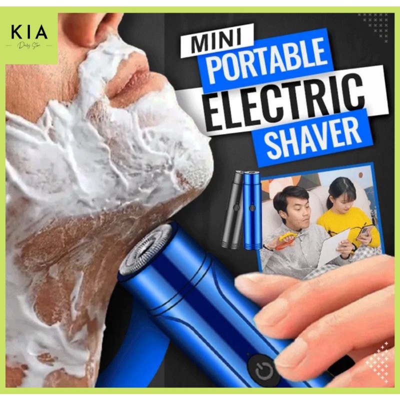 Alat Cukur Kumis Jenggot Elektrik Mini Portable USB Alat Cukur Rambut Bulu Ketiak Mini Electric Shaver Razor