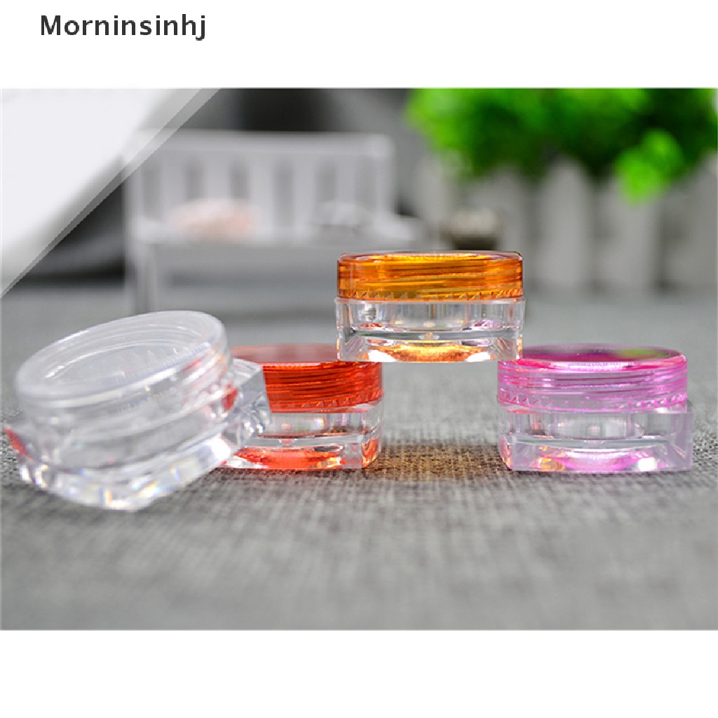 Mornin 3g 5g Kosmetik Kosong Jar Pot Eyeshadow Makeup Krim Wajah Lip Balm Wadah Kotak id