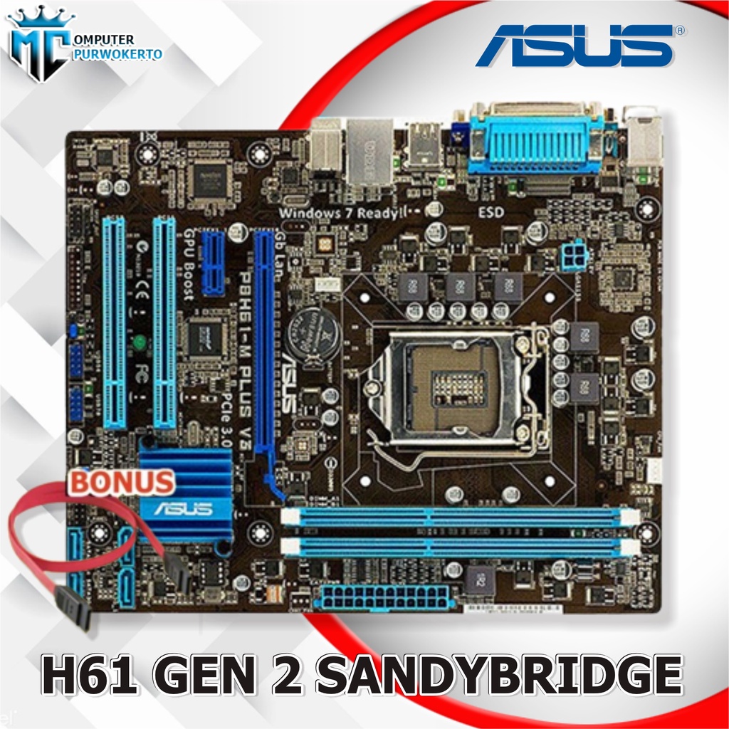 Mainboard Motherboard H61 Intel Gigabyte LGA 1155 DDR3