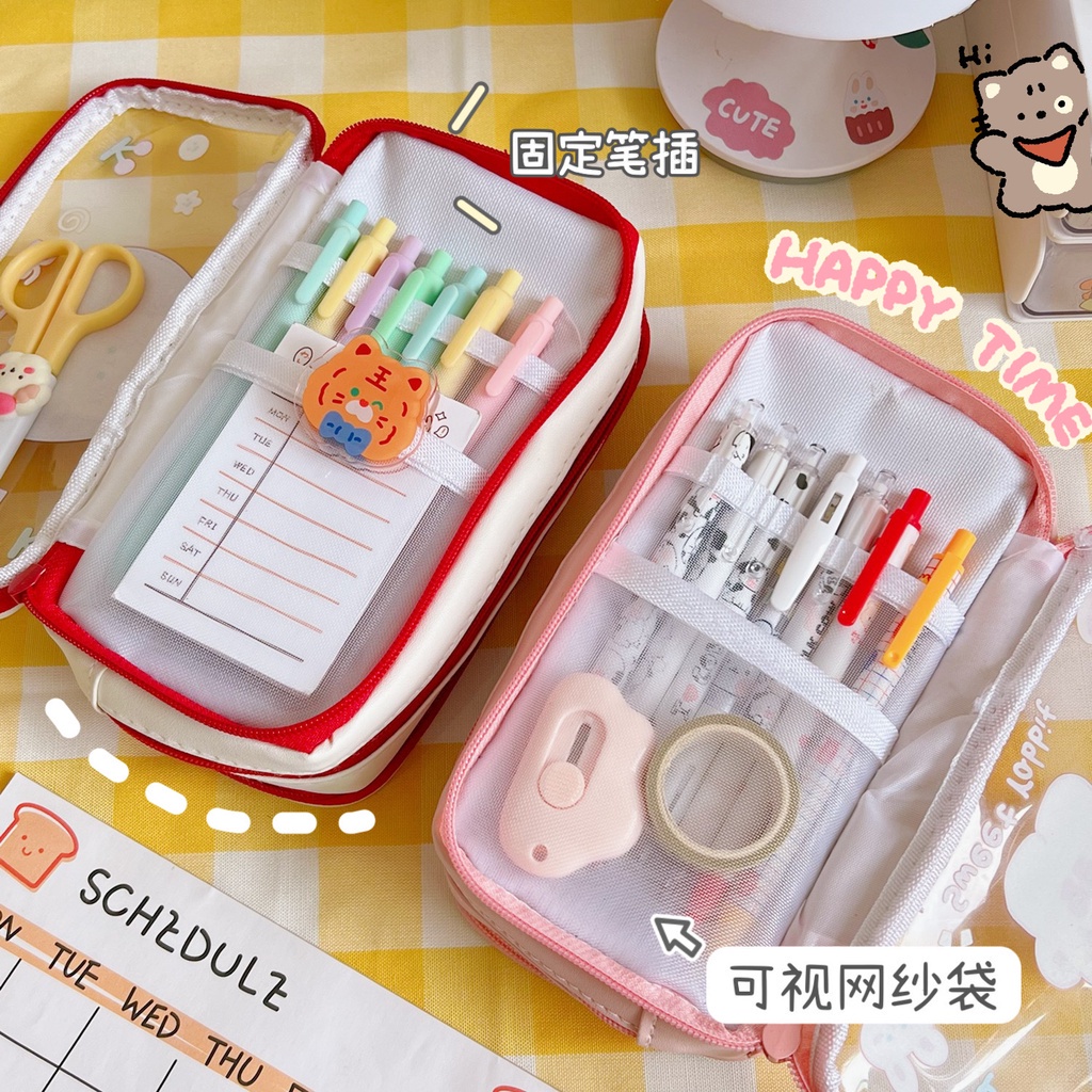 

Terlaris ✨ -(SOPHIAMART7) TEMPAT PENSIL AESTHETIC TRANSPARANT MOTIF KARTUN JEPANG BEAR BUNNY/ PENCIL CASE AESTHETIC/ KOTAK PENSIL / DOMPET SERBAGUNA AESTHETIC- 2.2.23
