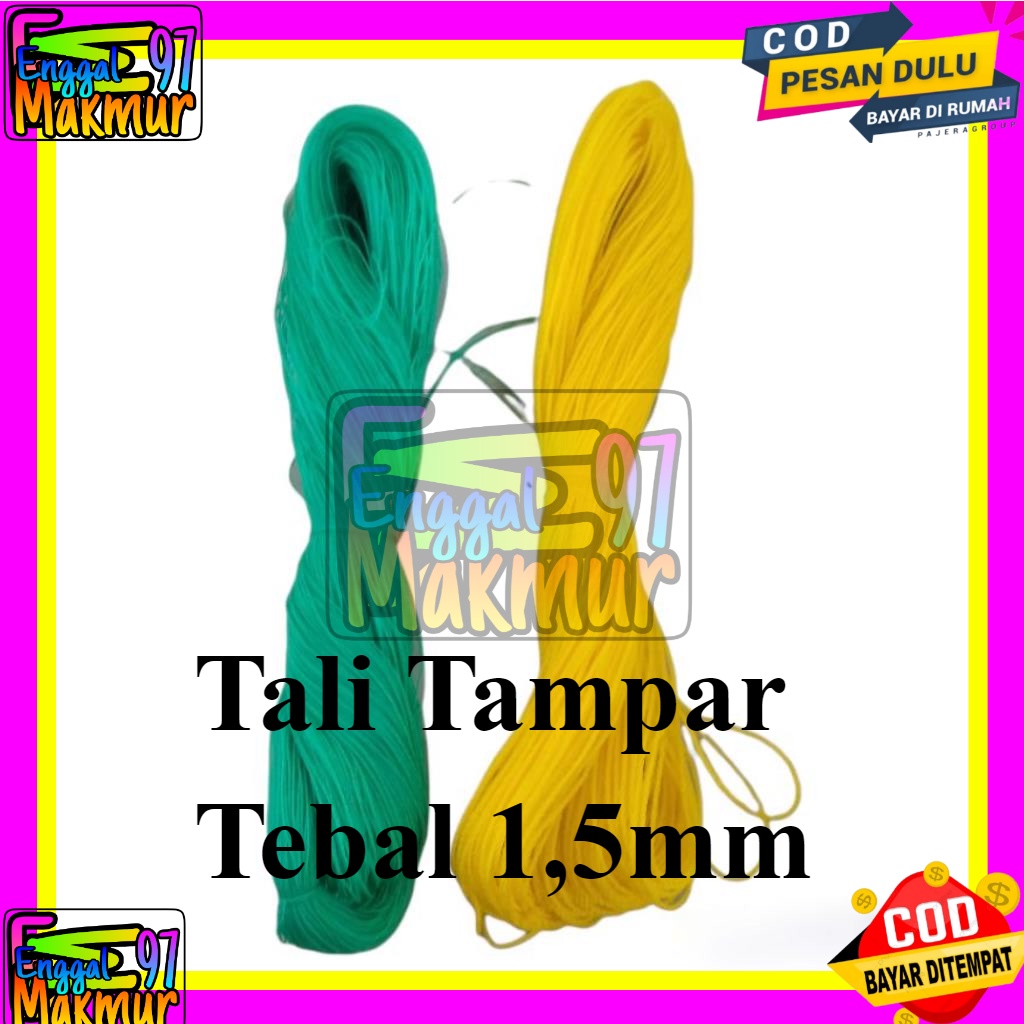 

チ SEA GULL tali tampar serbaguna, tali tampar bangunan, tali tampar 1.5 mm per 1pcs (50meter) ろ