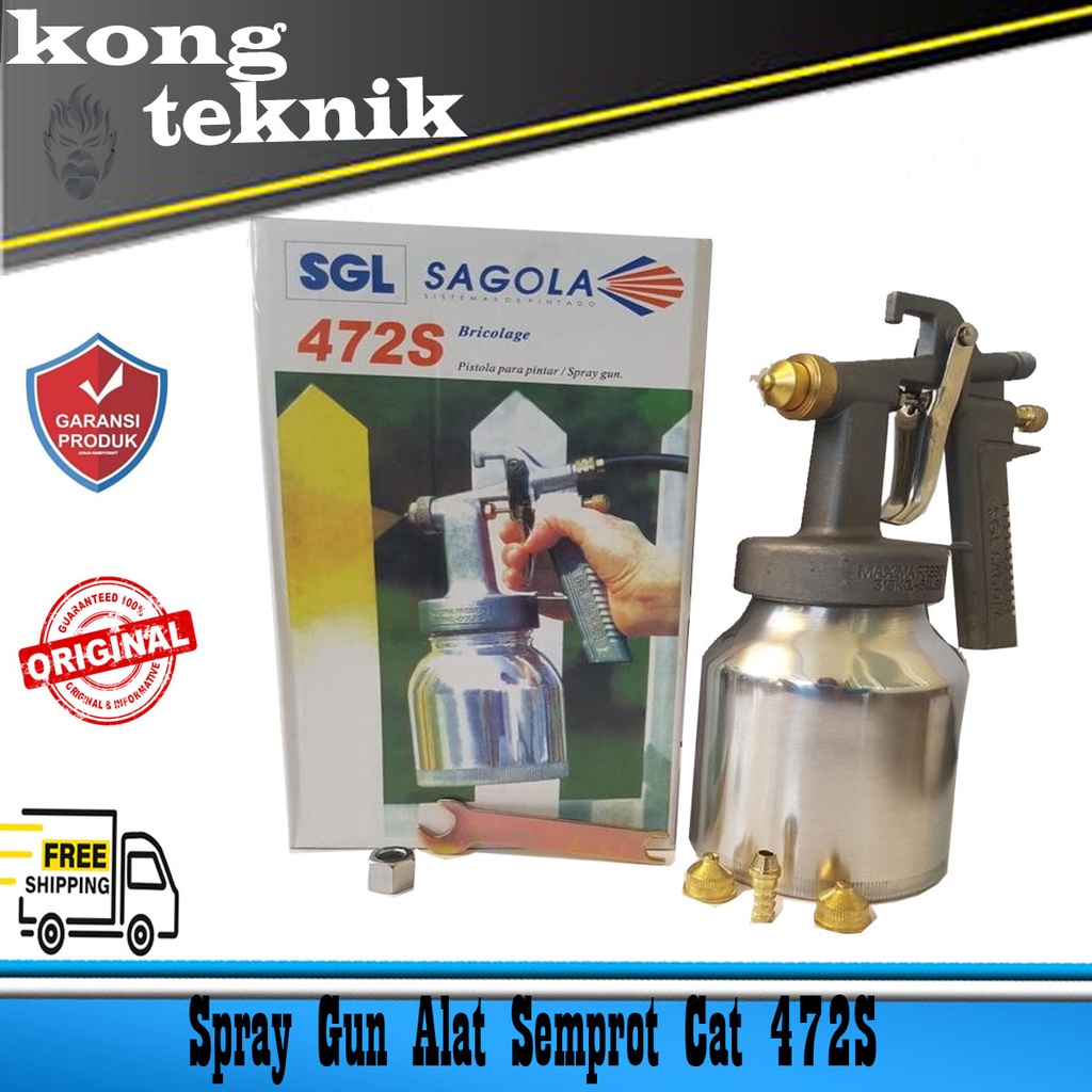 Sagola 472 RRC Spraygun Tabung Bawah