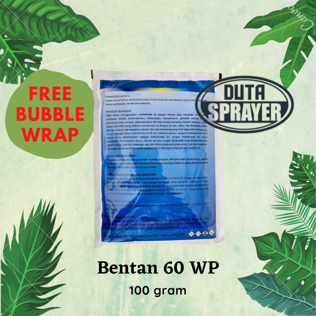 Bentan 60 WP Moluskisida 100 Gram