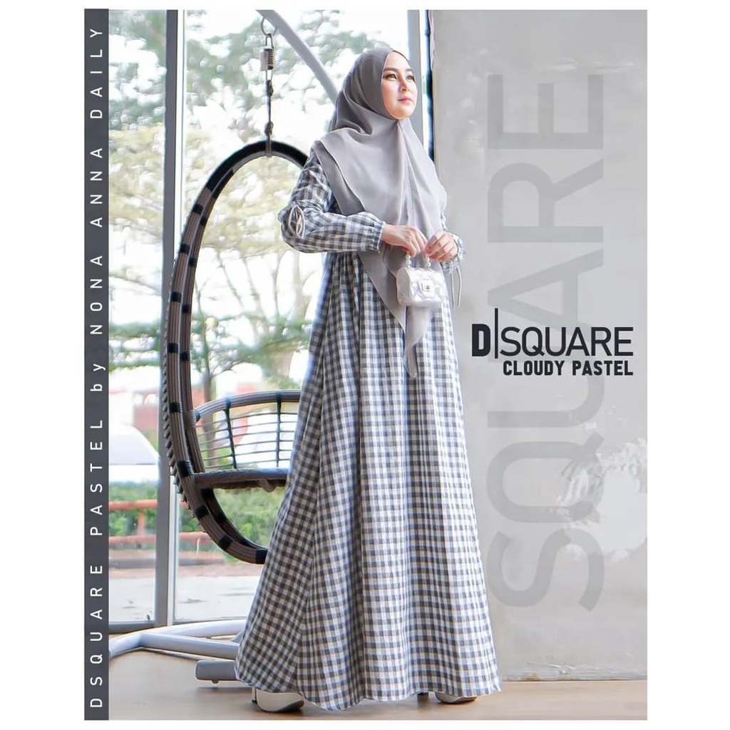 SQUARE DRESS BY NONA ANNA/GAMIS MOTIF/GAMIS KATUN/GAMIS SET KHIMAR