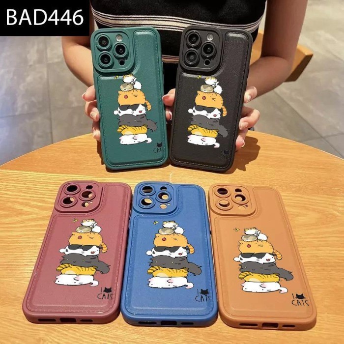 Oppo A15 A15s A16 A16e A16k A17 A17k CASE MOTIF LEATHER PRO - BDC