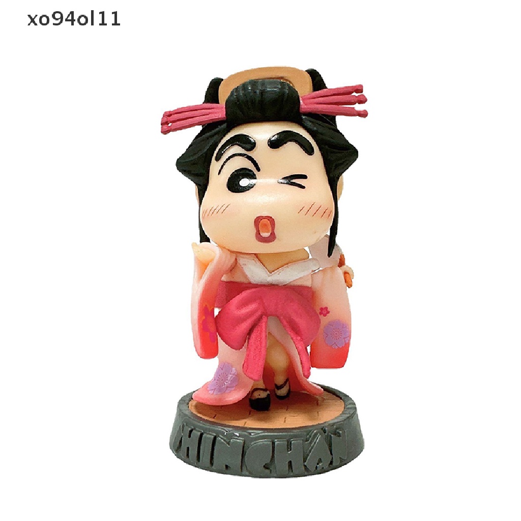 Xo Crayon Shin-Chan Anime Figure Cos Statue of Liberty Tokoh Anime Boneka Kartun OL