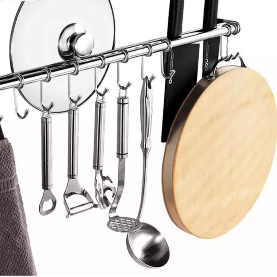 ™ Rak Dapur / Rak Dinding Gantung Alumunium Stainles/ gantungan peralatan dapur/rak gantung/ RAK ➪