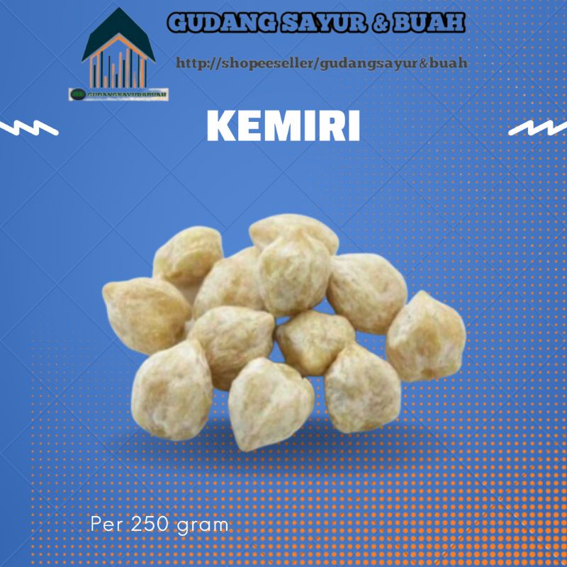 

Biji Kemiri / Bumbu Masak 250 Gram