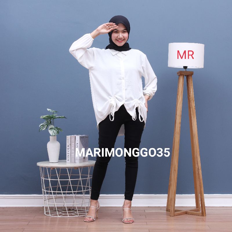 KEMEJA WANITA SERUT ALYA KRINGKEL/ AIRFLOW COD