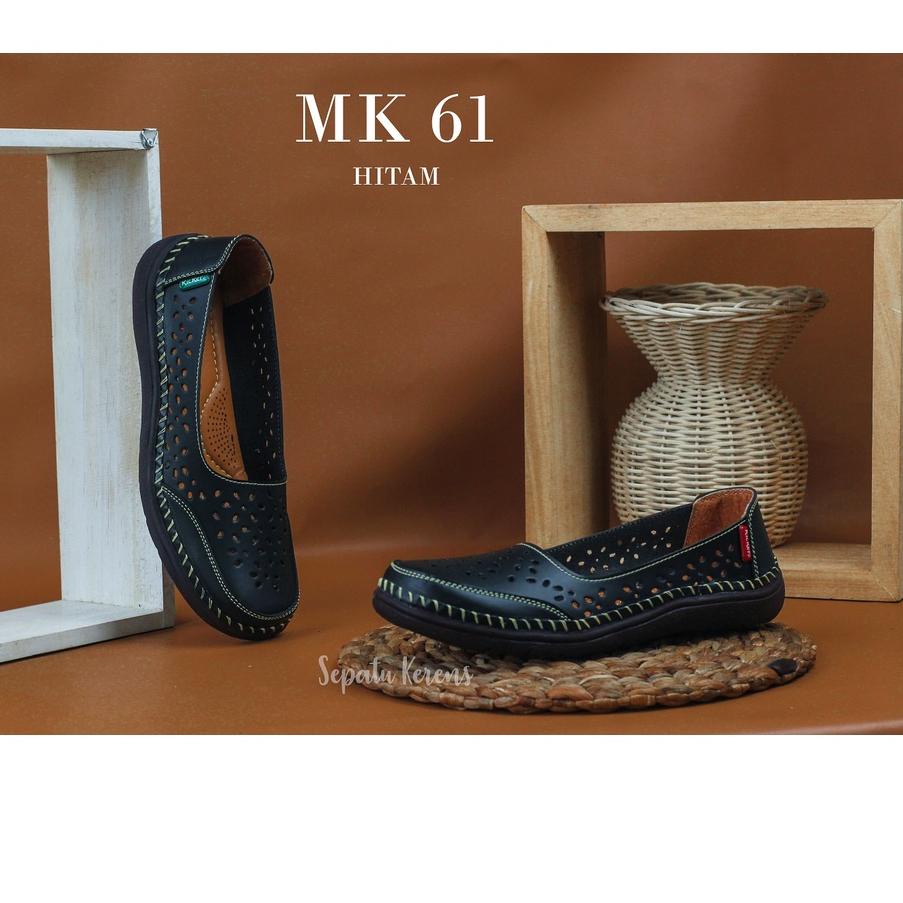 Grosiran Murah Sepatu Kickers Wanita Flat Shoes Kode MK-61 