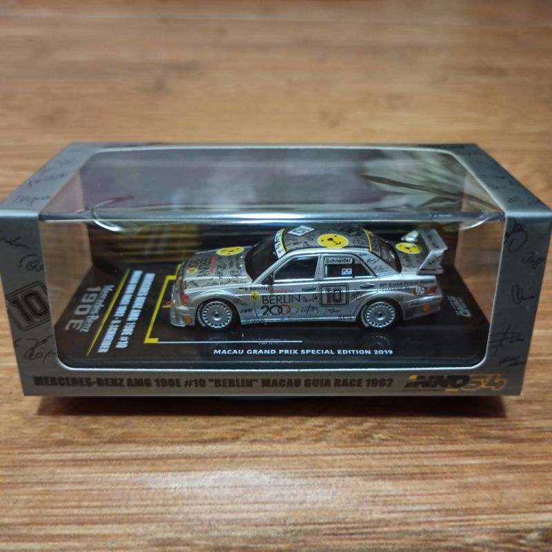 Diecast Inno64 Inno 1/64 Mercedes AMG 190E Berlin Macau GP Special Edition 2019