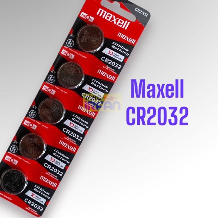 TERMURAH BATERAI MAXELL CR2032 ORIGINAL LITHIUM BATTERY 3 VOLT CR 2032 ASLI ORI