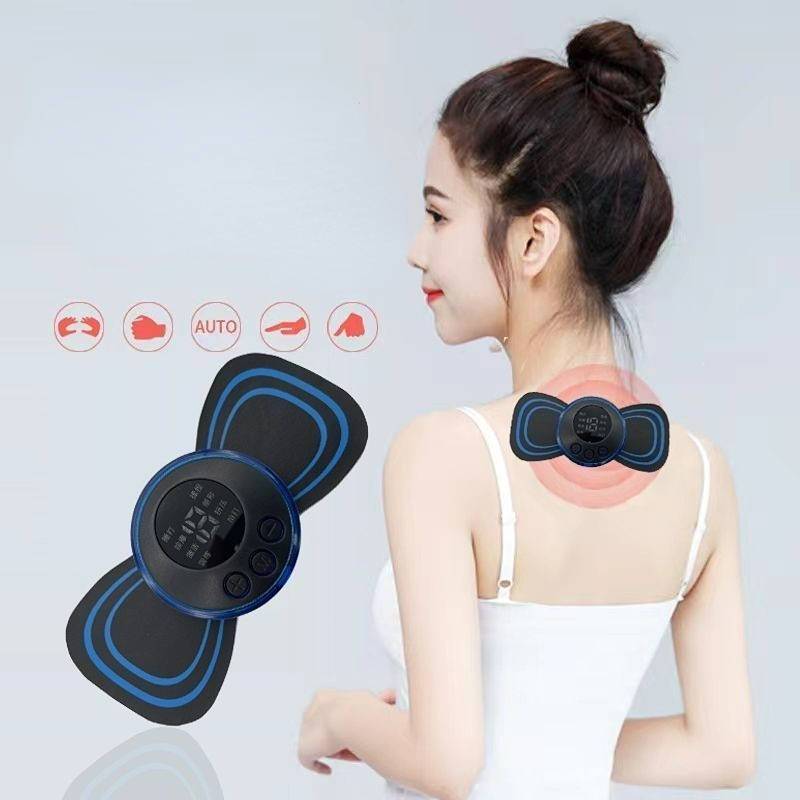 【COD】EMS Mini Massager Elektrik/Alat Pijat Mini Punggung/ Portabel Pemijat Punggung