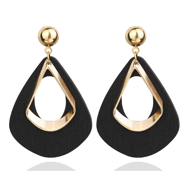 Anting Rumbai | Anting Bentuk Geometris | Anting Bahan Stainless Steel | Aksesoris Wanita