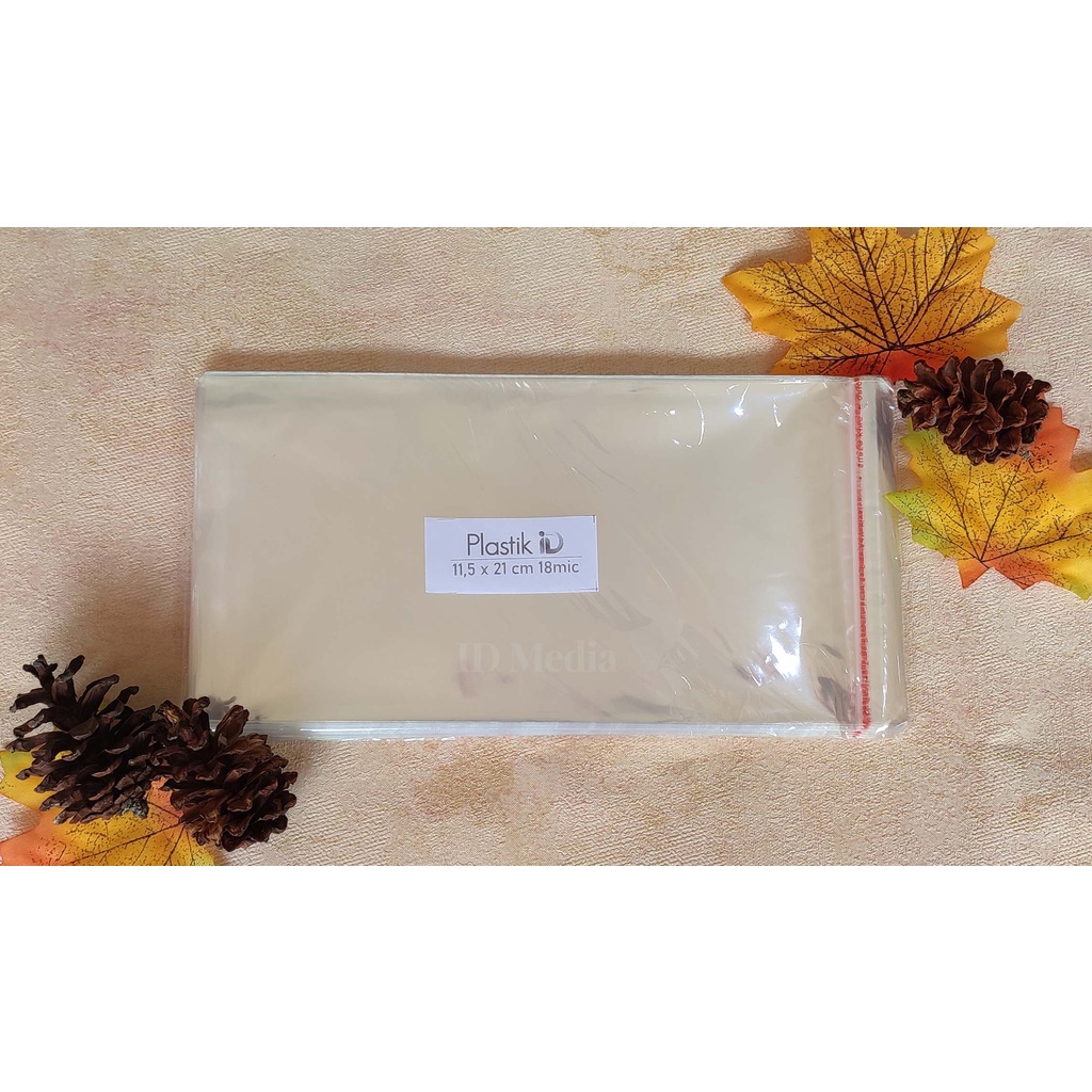 

(GROSIR) 10 PACK 11,5 x 21 cm Plastik Kaca | Plastik Opp | Plastik Undangan