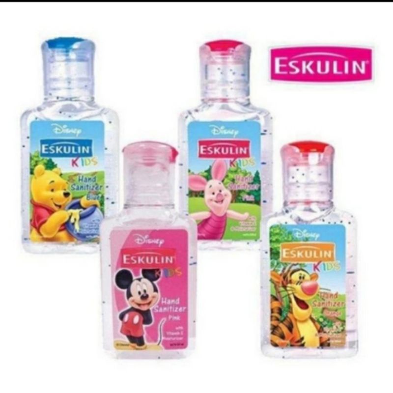 Eskulin kids disney hand sanitizer gel 50 ml