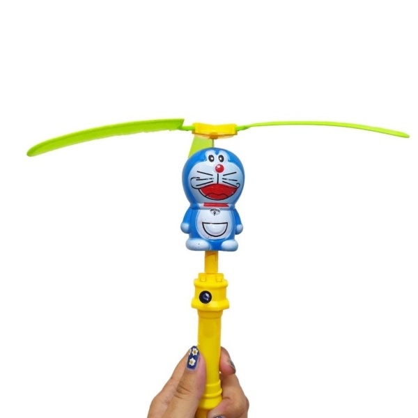 Mainan doramon terbang robot baling baling bambu lucu / mainan anak seru - hto hentoys88