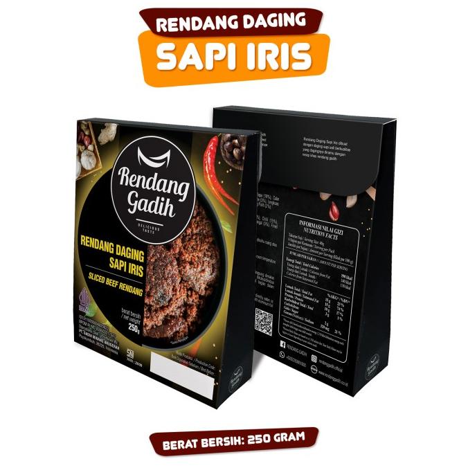 

Rendang Daging Sapi Iris - Rendang Gadih TERLARIS