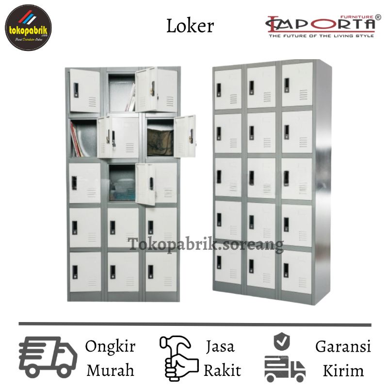 Lemari Loker Bei 12 Pintu Loker Besi Modern Minimalis Murah 15 pintu