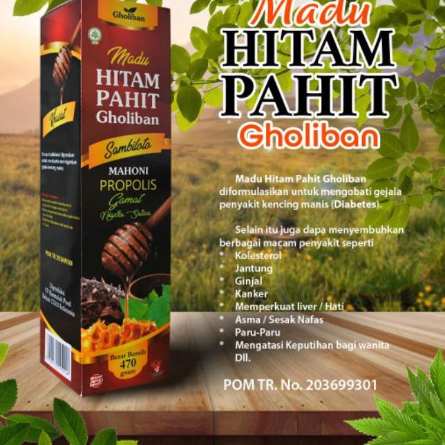 

✶ Hitam Pahit Insuline Gholiban Extra Propolis Gamat Gold 470gr ☋