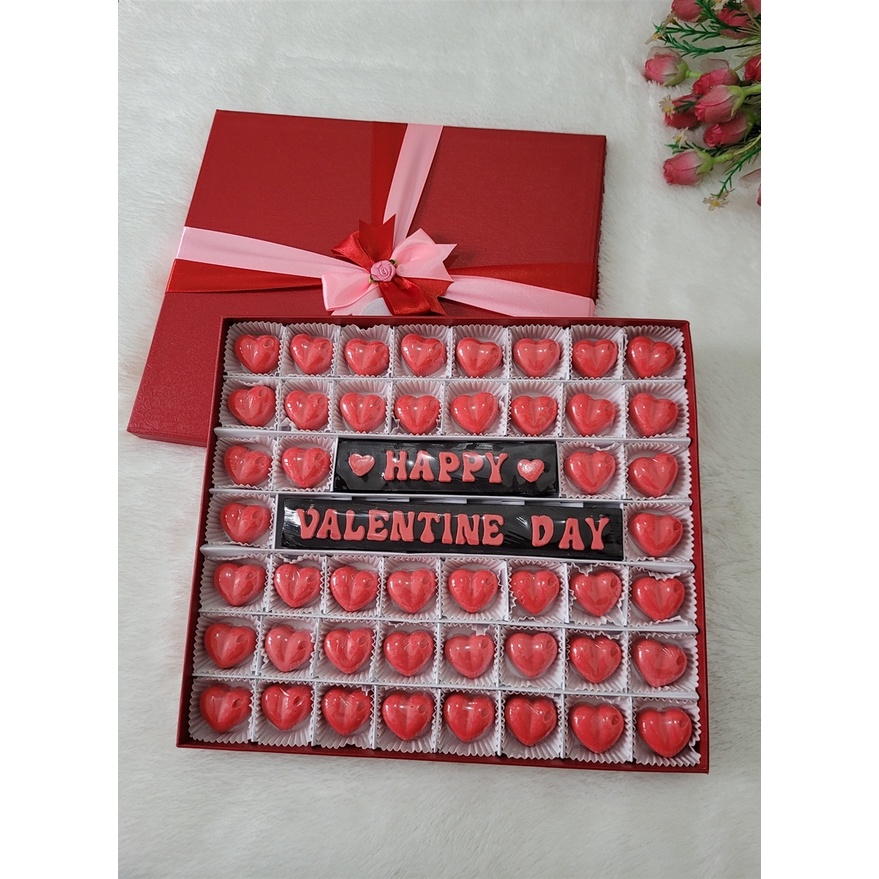 

Cokelat valentine (Hardcase box 56 sekat)