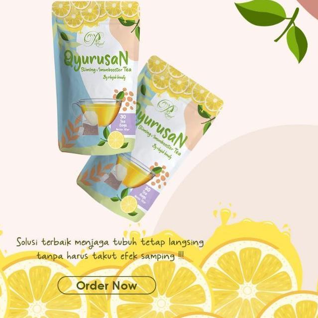 

➯ QYURUSAN SLIMING TEA AND IMUN BOOSTER BY RHAJAB ORIGINAL ✦