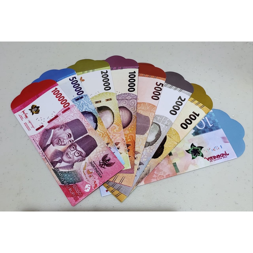 

Angpao Lebaran Panjang Premium Motif Rupiah Tebal, Tanpa Lipat (Isi 10)