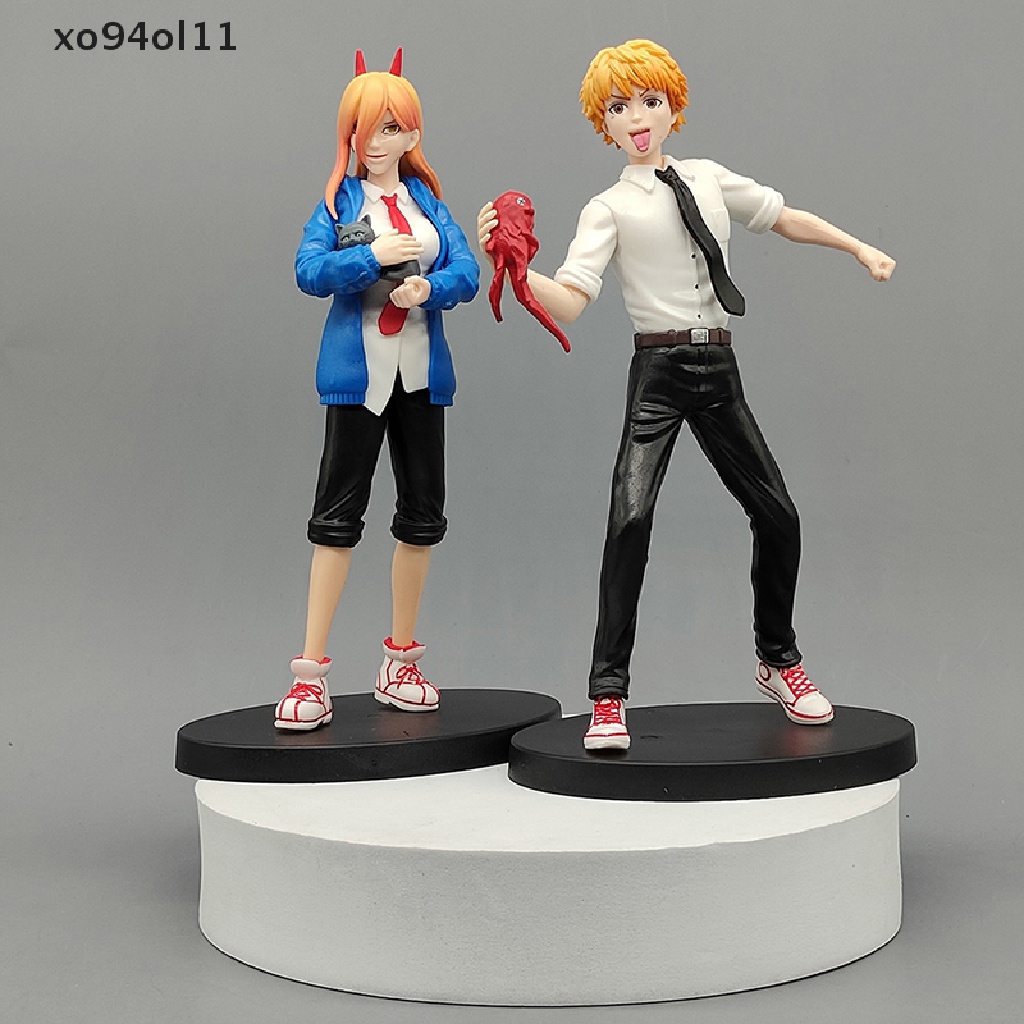 Xo Anime Chain Man Figure Denji Makima Figure Koleksi PVC Action Figure Mainan OL