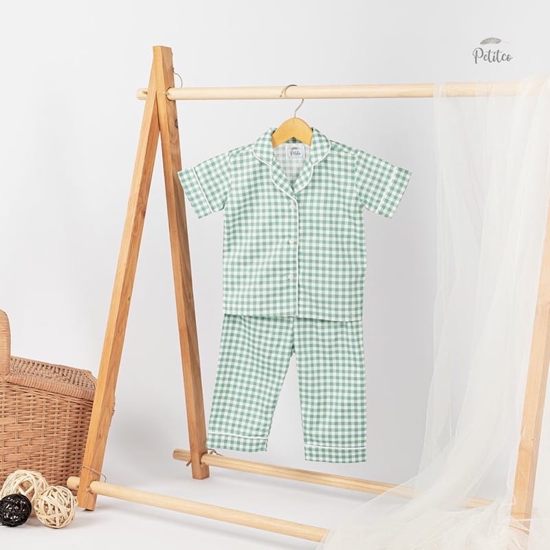 PETITCO GINGHAM COLLECTION - PIYAMA ANAK