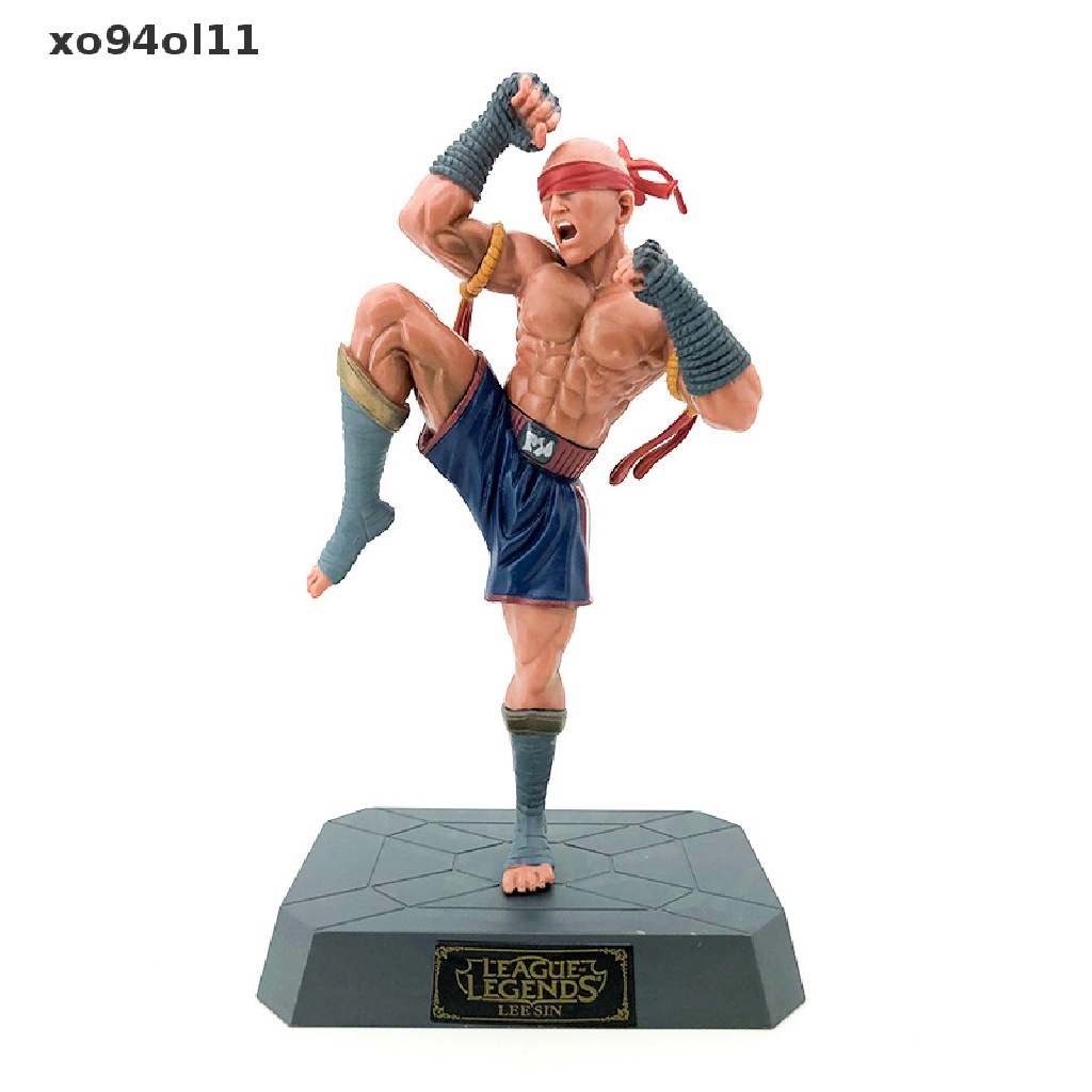 Xo 20cm Game Figure Lee Sin PVC Action Figure The Blind Monk Koleksi Model Mainan OL