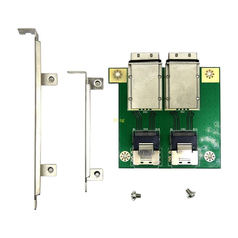 Btsg Mini SAS26p Pci Server Array Card Backplane Adapter Board SFF-8087 Ke SFF-8088 Internal Ke Kartu Eksternal