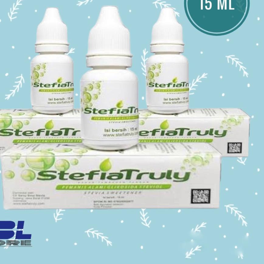 

☀ Stevia truly gula Stefia / pemanis alami stevia / Gula tetes 15 ml ♤