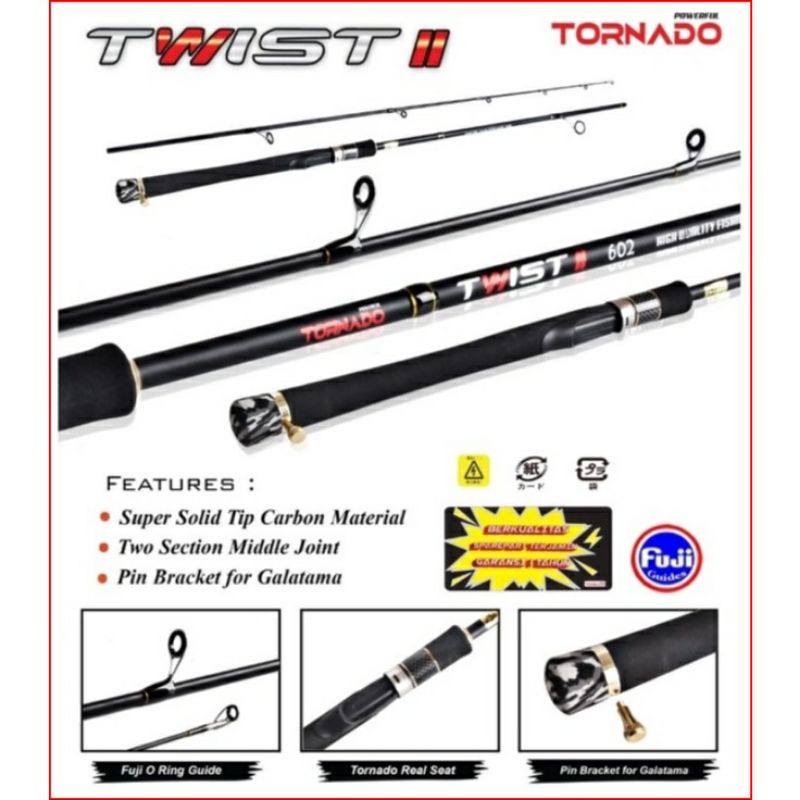 JORAN PANCING TORNADO TWIST II SOLID CARBON...FUJI