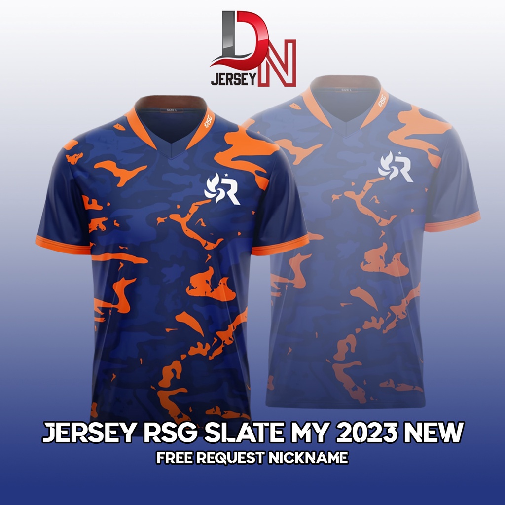 JERSEY Baju Kaos RSG Slate MY Malaysia S11 Terbaru 2023 ( free custom nickname )