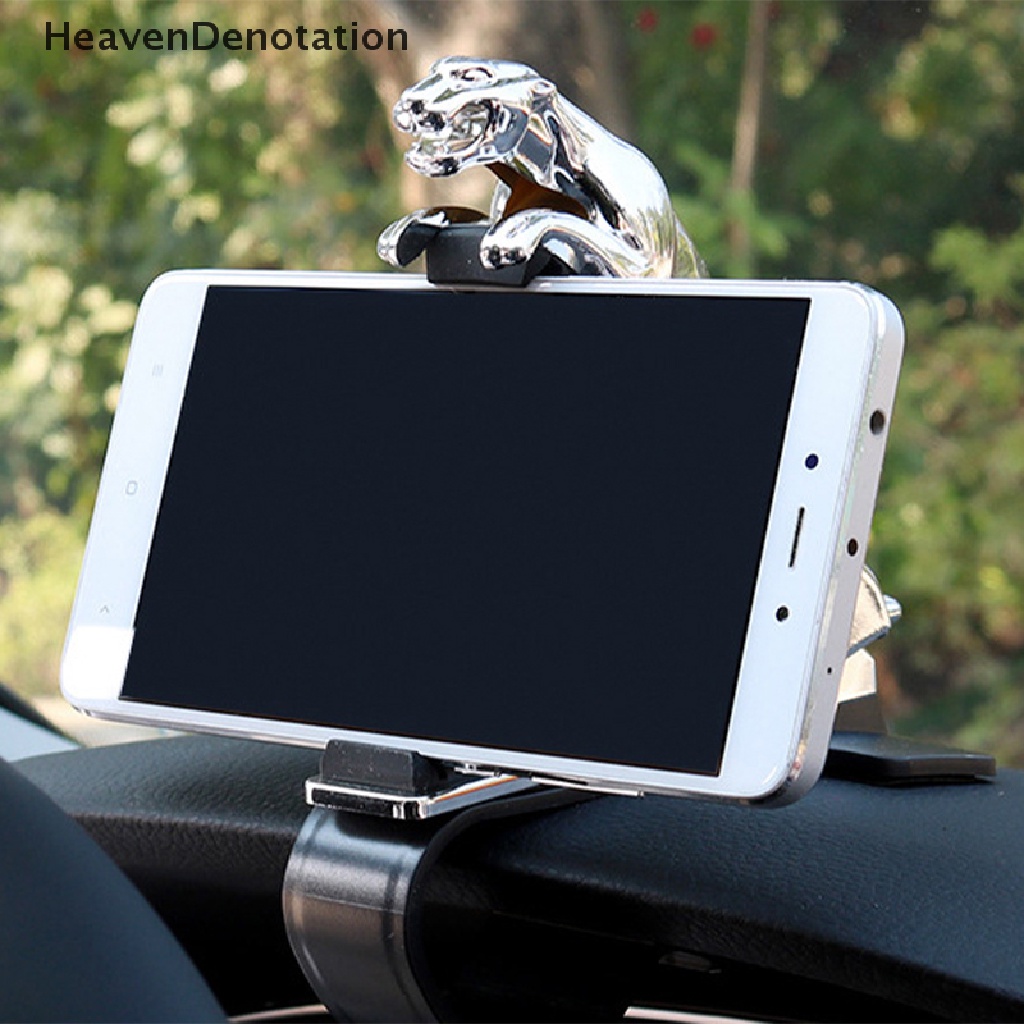 [HeavenDenotation] 1pc Dudukan Ponsel Mobil Cheetah Keren Central Control Dashboard Phone GPS Stand HDV