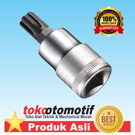 Mata Sok Bintang Lubang / Torx Bit Socket T30 1/2"