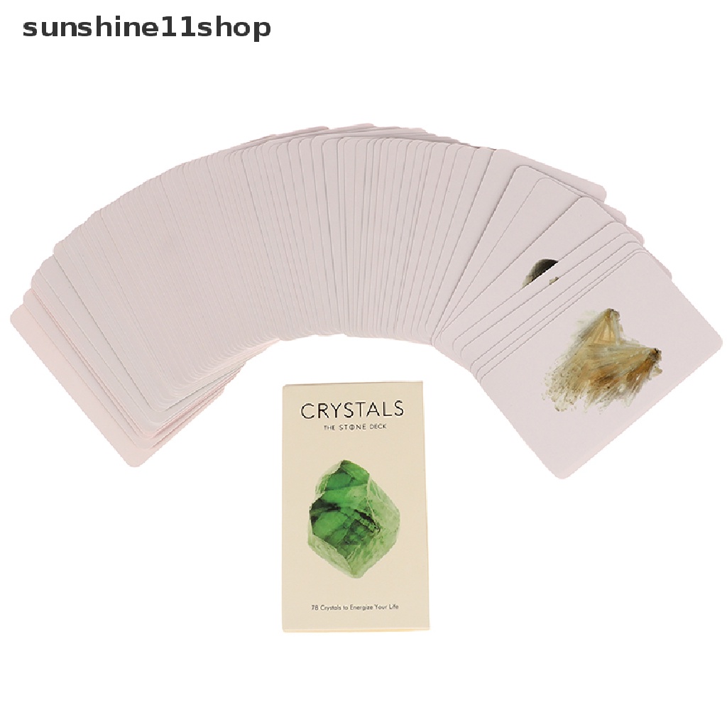 Sho Crystals tarot Cards Oracle Cards tarot Deck and Card Game high quality Kabbalis Board Game Ramalan Nasib Hiburan Pesta N