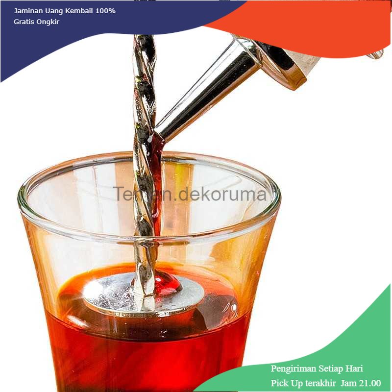 TD - GLS TEAEGG Sendok Aduk Bartender Cocktail Mixing Spoon 40cm - CDF1909