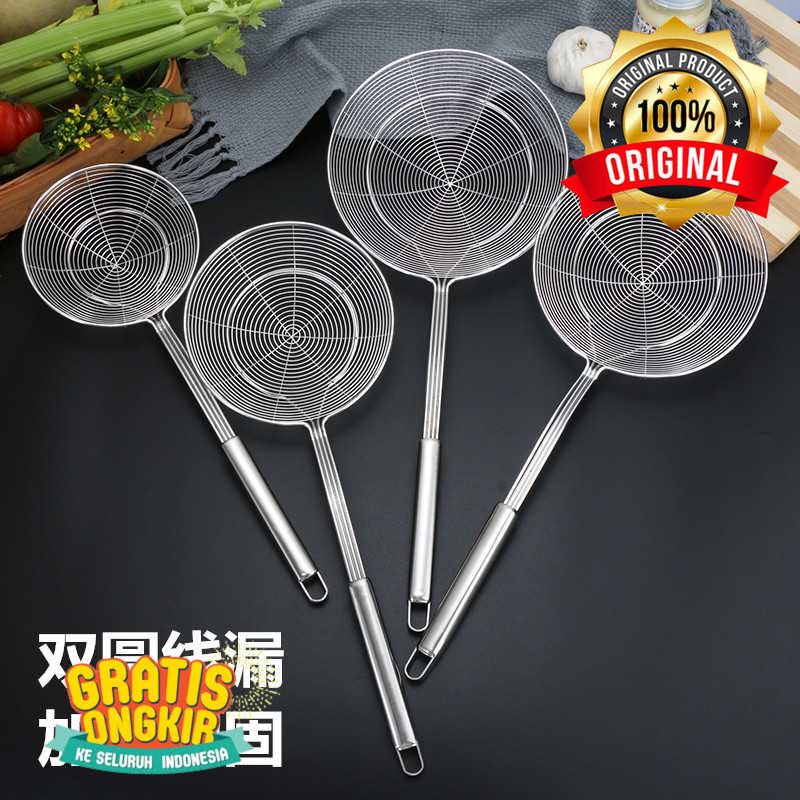 Saringan Masak Stainless Steel Spider Mesh Strainer - KT399 spesial produk