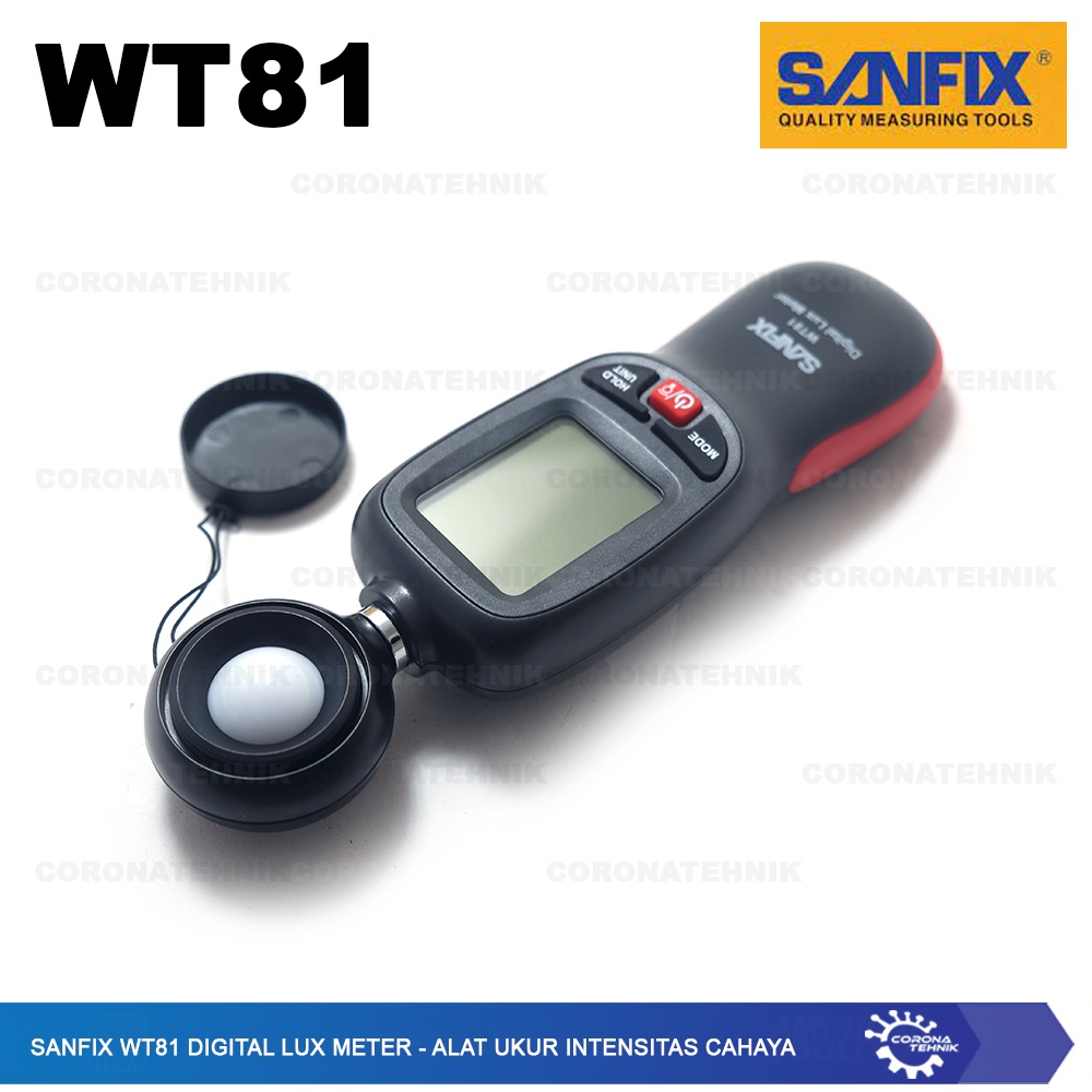 Alat Ukur Intensitas Cahaya - Sanfix WT81 Digital Lux Meter